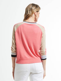 Zaket & Plover - Stripe Trim Cardigan