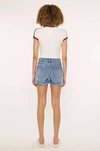 Kancan - High Rise Mom Shorts