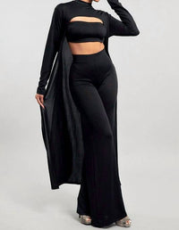 Celebrity Pink - Long Sleeve Cape Top with Bra and Pants Set