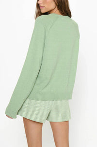 Show Me Your Mumu - Off Duty Long Sleeve Crew Neck Sweater