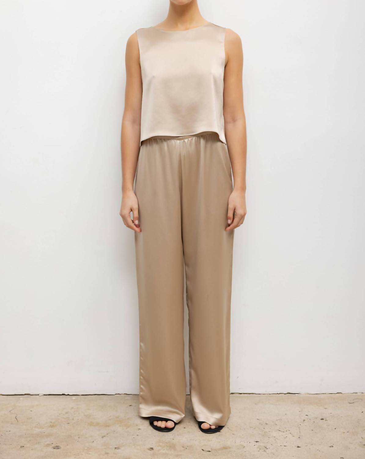 Leset - Barb Cropped Sleeveless Top