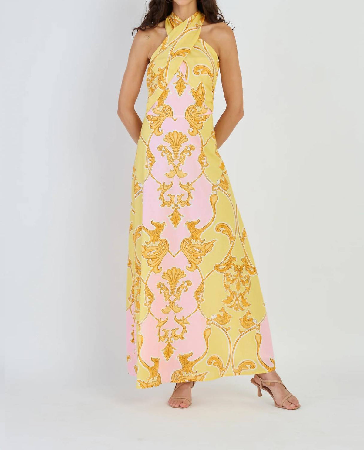Beyond By Vera - Jules Halter Neck Dress