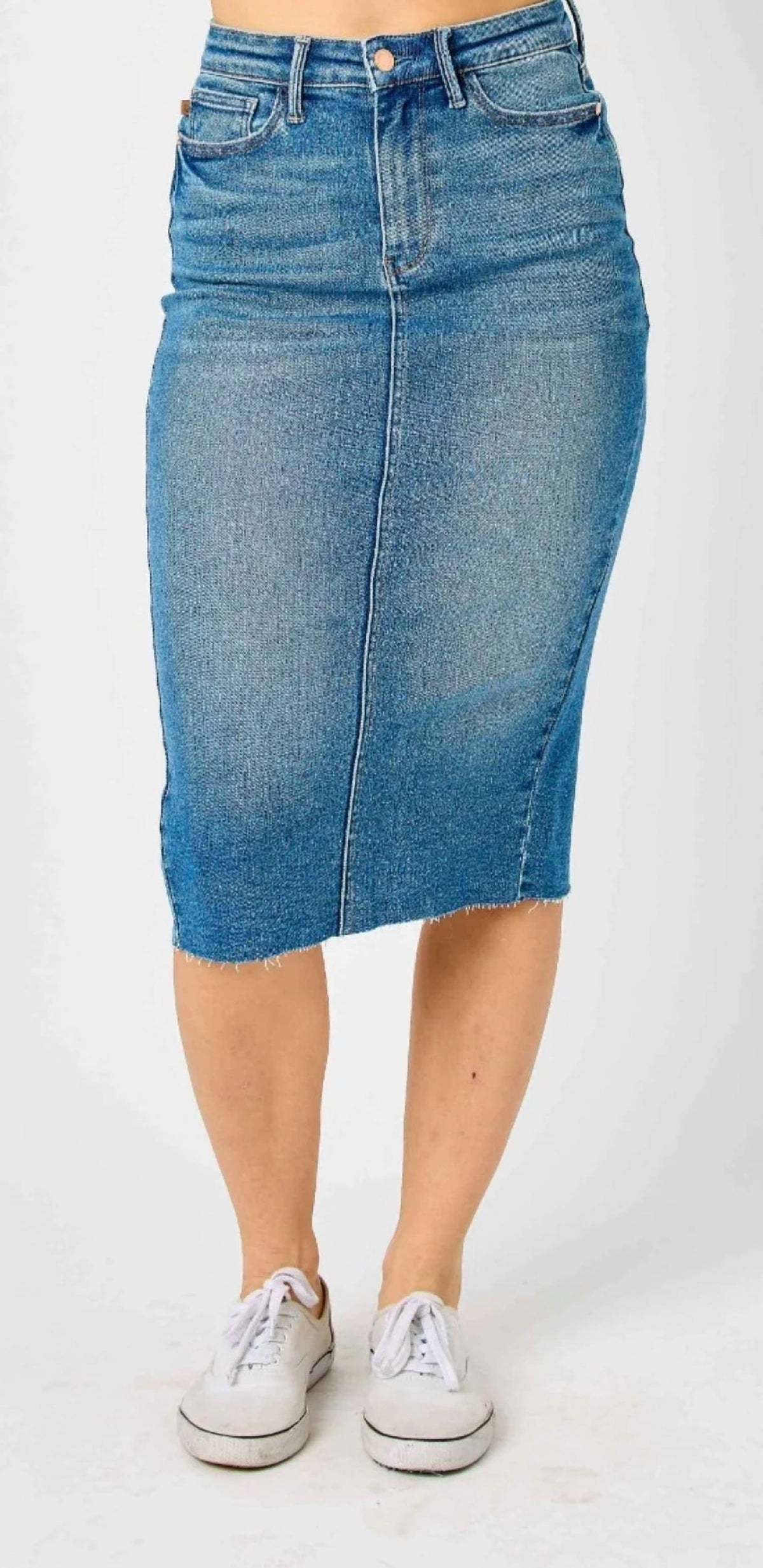Judy Blue - Classic Midi Skirt