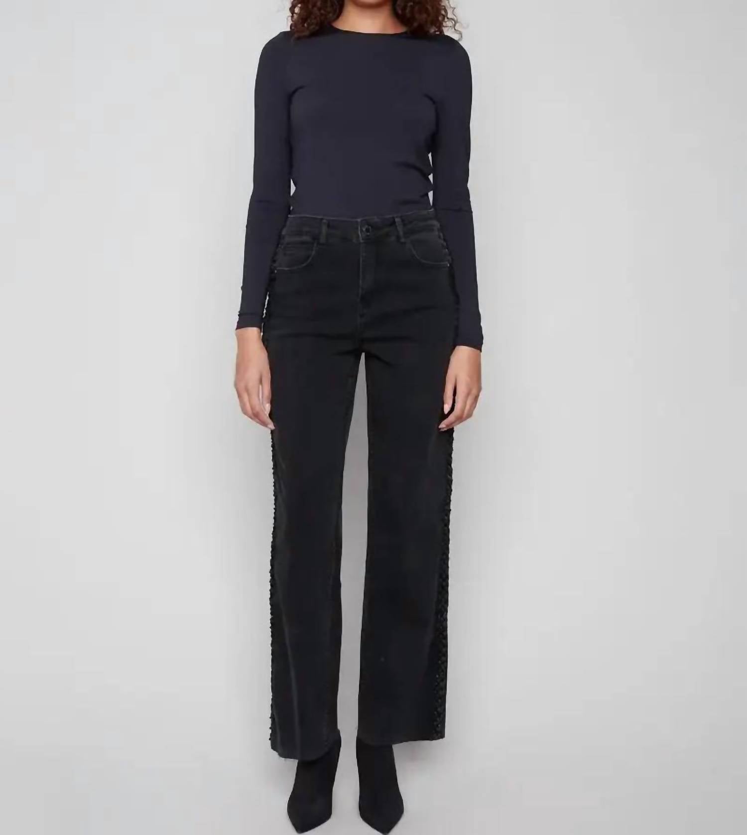 Charlie B - Braided Side Seam Jeans