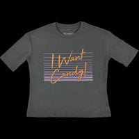 Tiny Whales - Girls' I Want Candy Super Tee