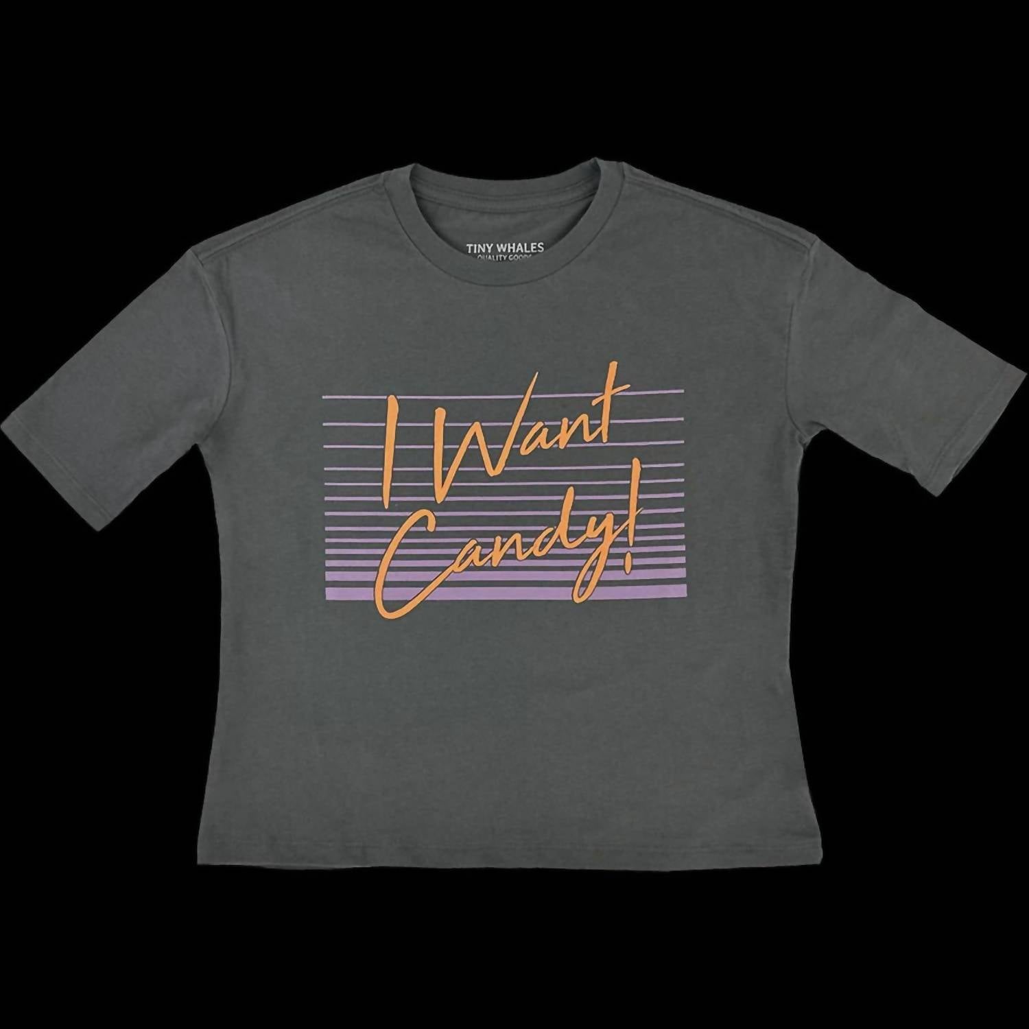 Tiny Whales - Girls' I Want Candy Super Tee