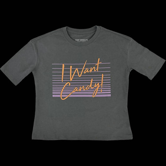 Tiny Whales - Girls' I Want Candy Super Tee