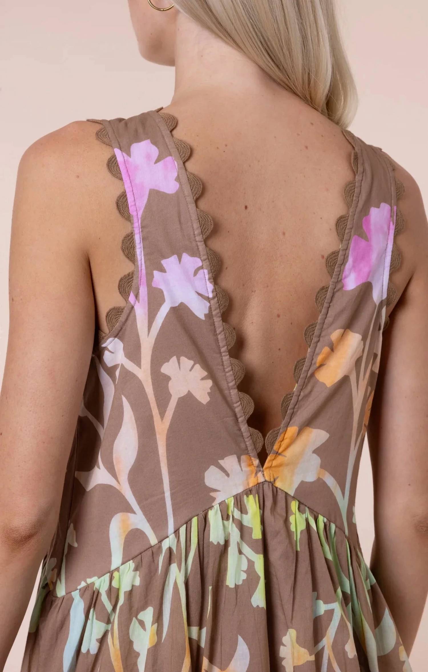 Juliet Dunn - V Back Mini Dress