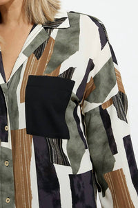 Joseph Ribkoff - Patch Print Blouse