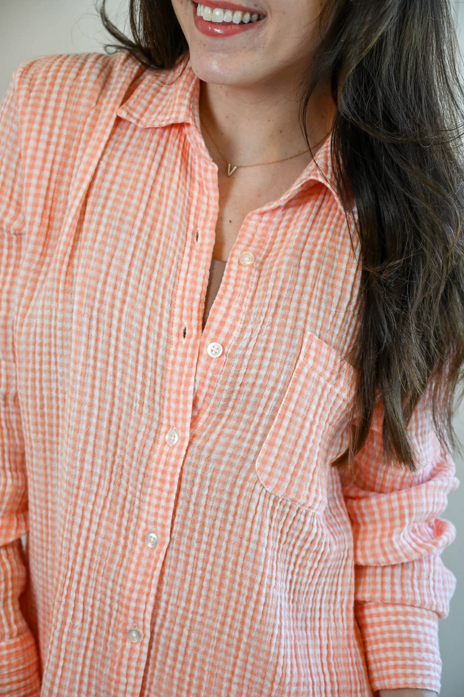Z Supply - Heacock Avenue Gingham Button Up Top