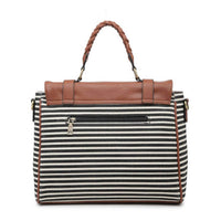 Jen & Co. - Women's Harlow Aztec Embroidered Satchel Bag