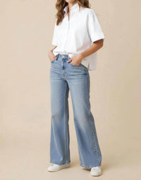 Shop Kmj - Reese Boxy Crop Shirt Top