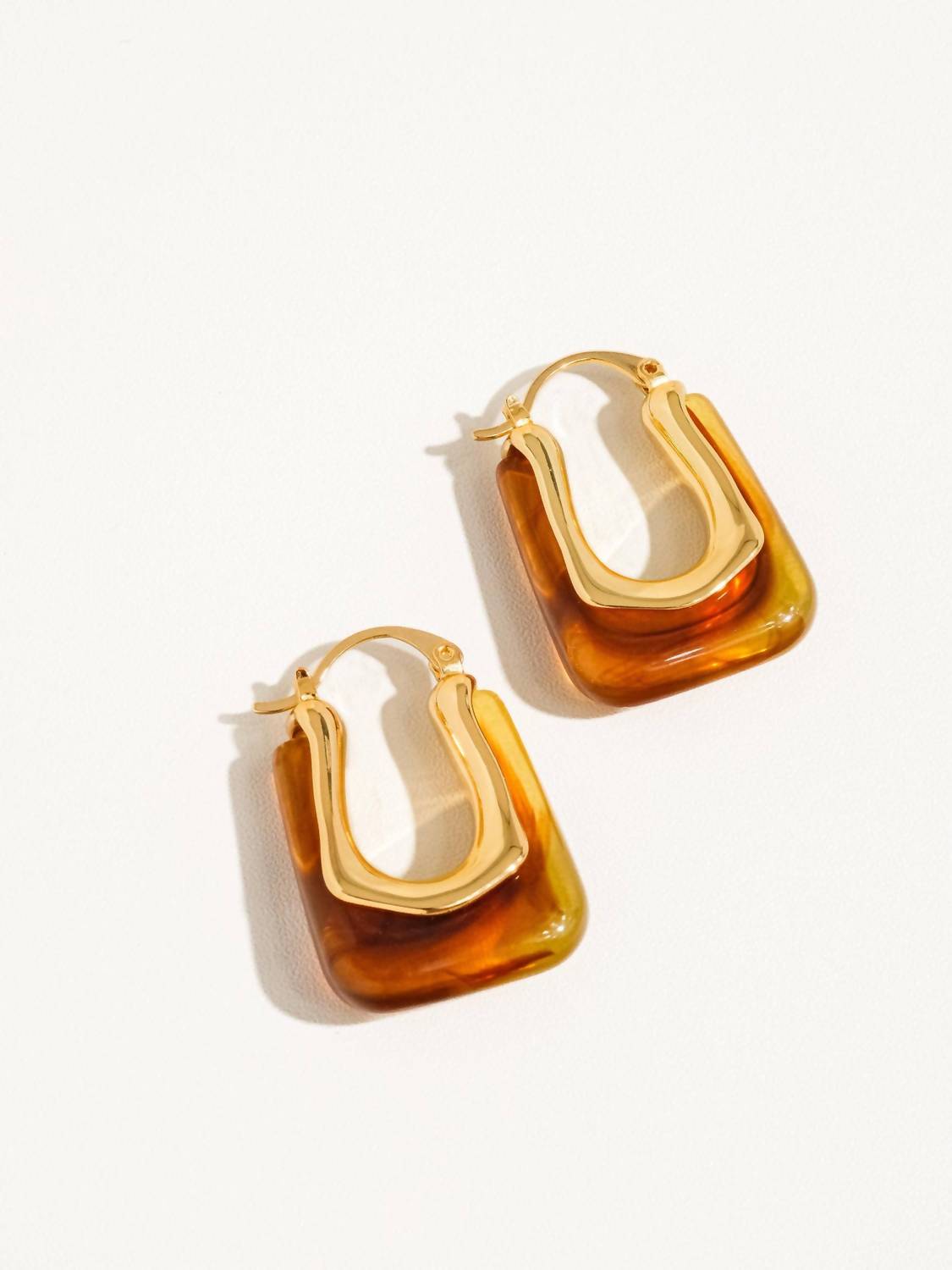 Flanerie By Maiq - Women's Talia U-shaped Boho Hoop Earring