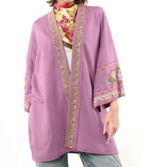 Aratta - Embellished French Terry Kimono