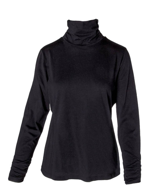 Habitat - WOMEN'S RUCHED TURTLENECK TOP