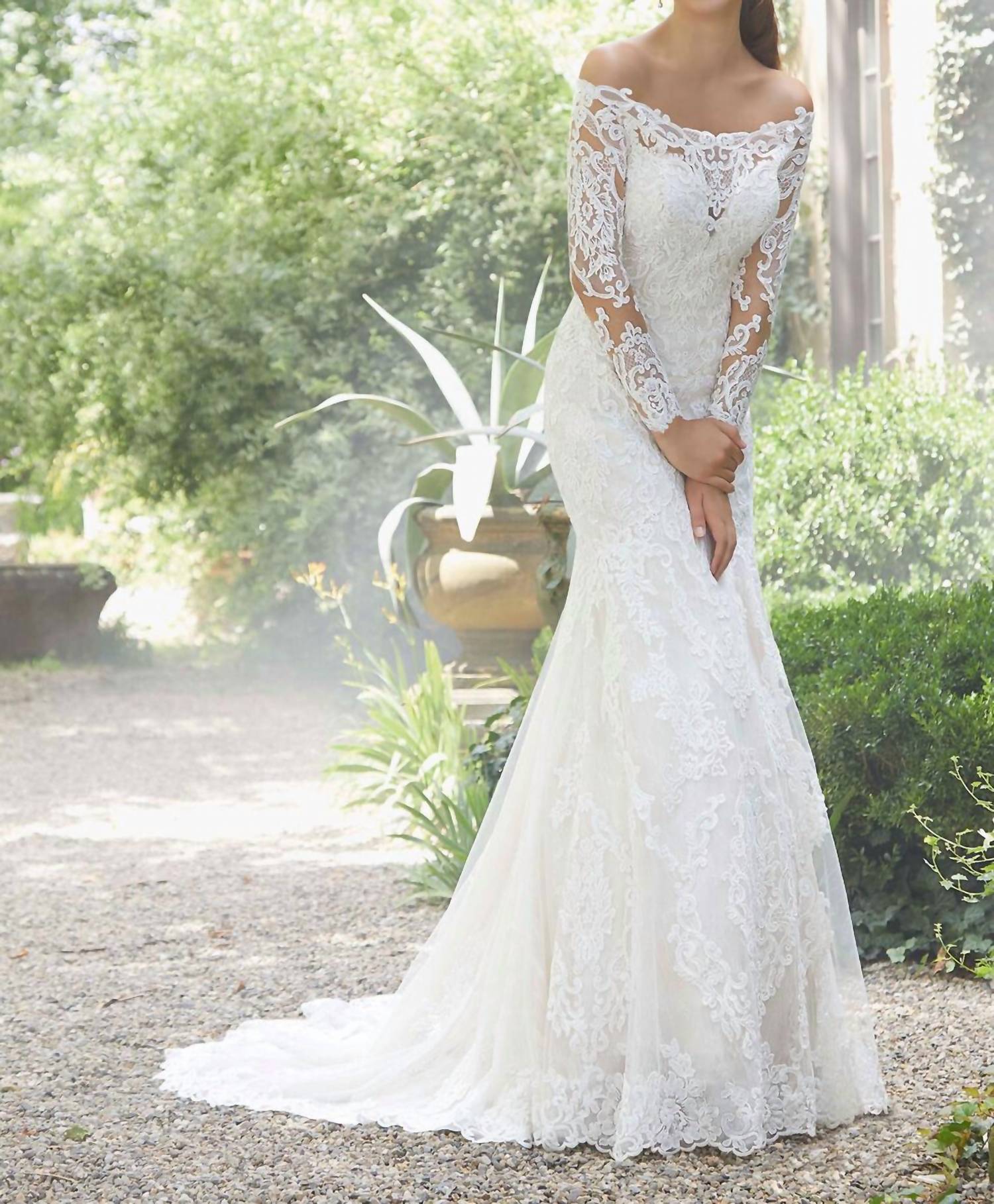 Morilee - Priscilla Off-the-shoulder Gown