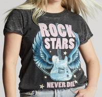 Recycled Karma - Rock Stars Never Die Short Sleeves Tee