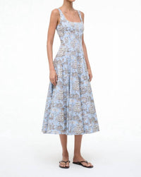 Staud - Wells Corset-style Panel Dress