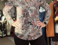 Blank - Women's Floral Print Blouse