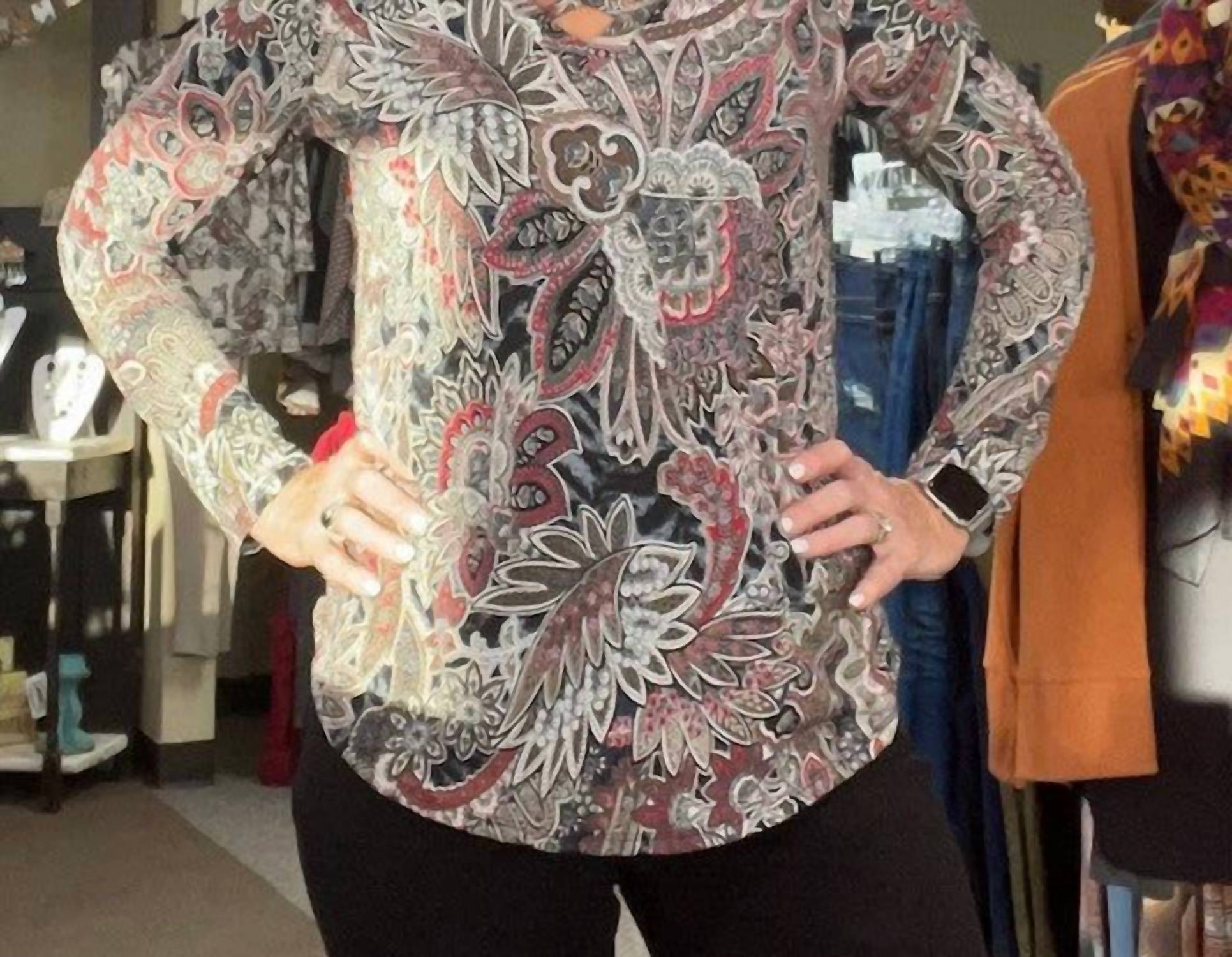 Blank - Women's Floral Print Blouse
