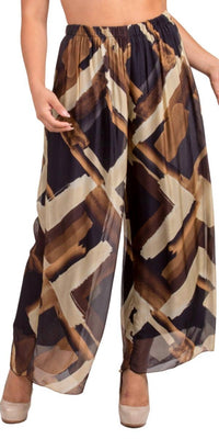Gigi Moda - Angelo Brushstroke Silk Pants