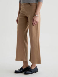 AGOLDE Saige Wide Leg Crop Jeans in melange stone - women's pants - alternate view