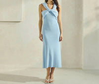 Able - Twist Neck Maxi Dress