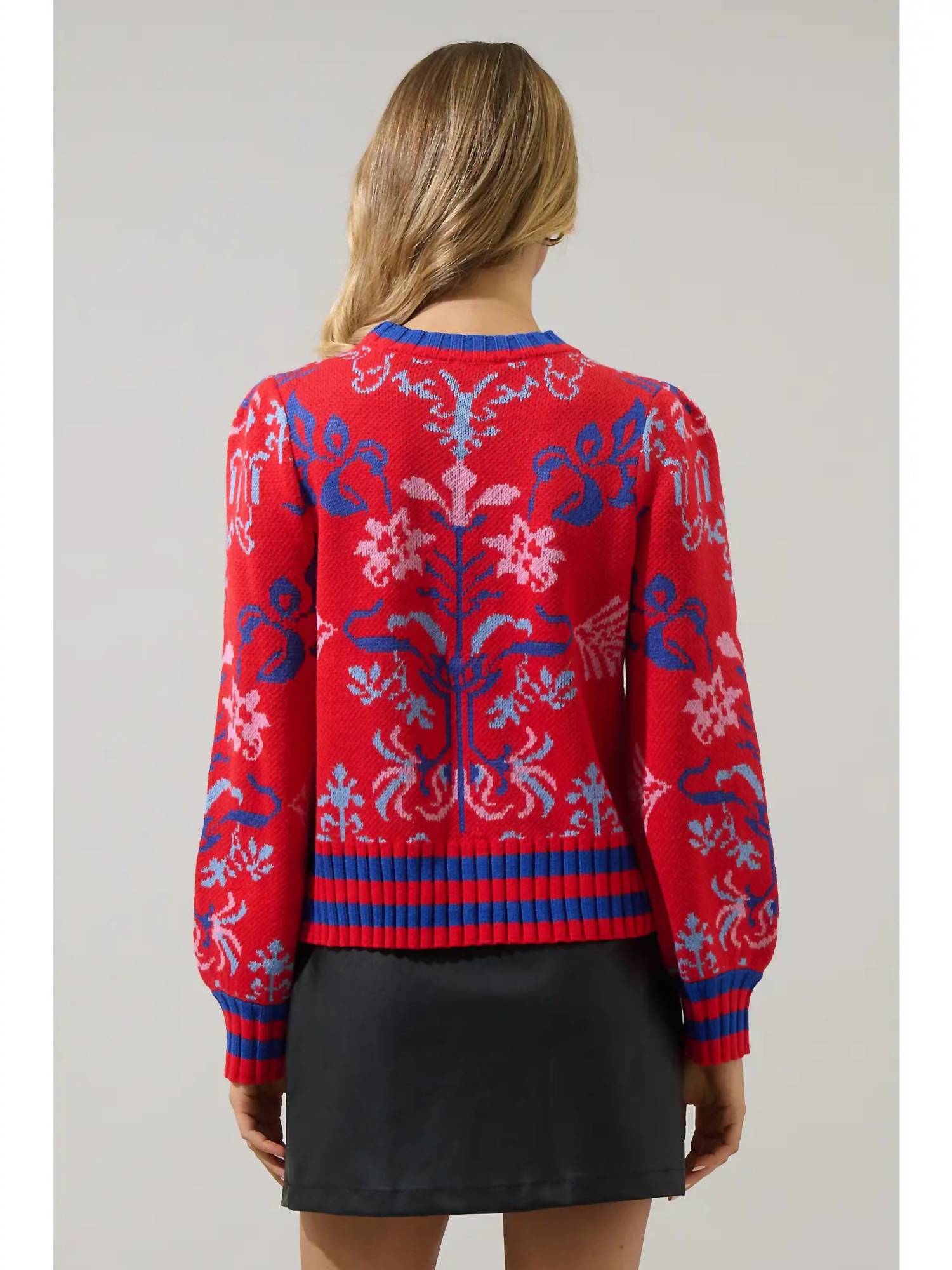 Sugarlips - Almila Pleated Long Sleeve Sweater