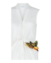 Salvatore Ferragamo - Women's Twisted Belt Midi Dress