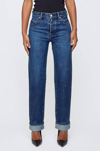 Moussy - Lara Western Straight Cuffed Jeans