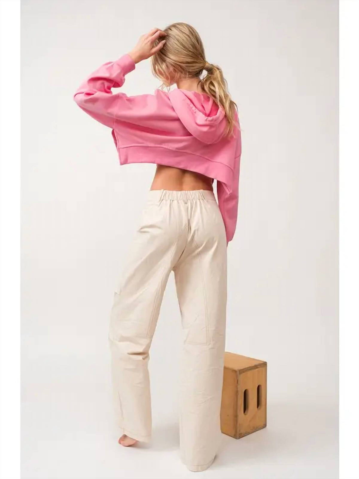 Papermoon - Aubrey Crop Length Hooded Top