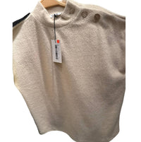 Thml - Women's Mock Neck Fluffy Top Sweater