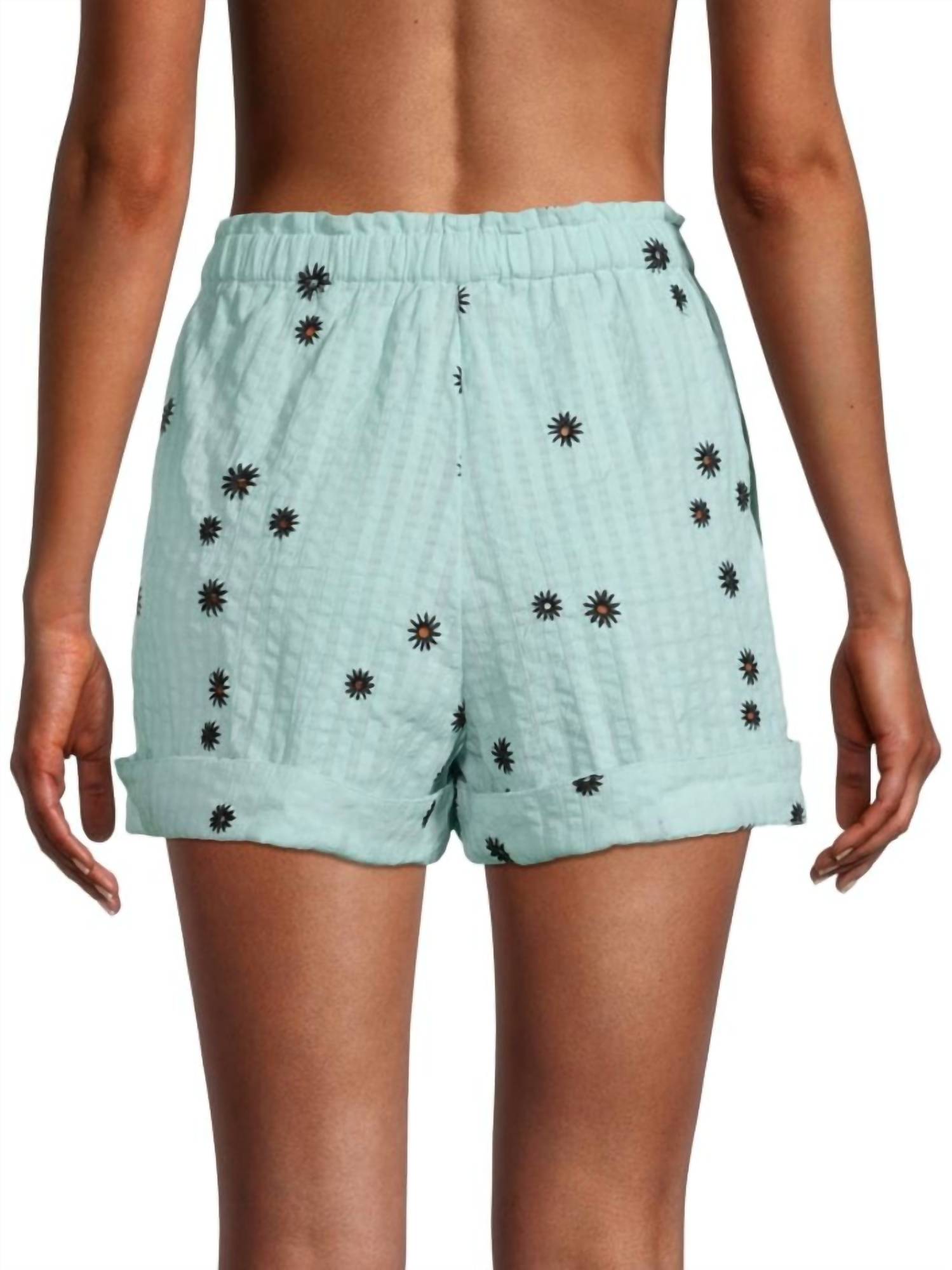Tanya Taylor - FLORA DRAWSTRING COTTON SHORTS