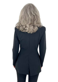 CHIARA BONI Women's Ociss Fiore Jacket in black - women's blouse - detail view