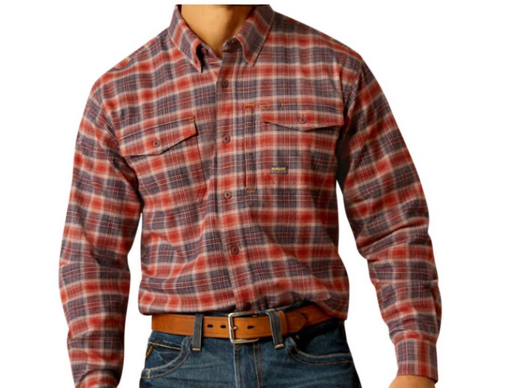 Ariat - Men's Rebar Flannel Durastretch Work Shirt