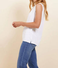 Majestic Filatures - Soft Touch Semi Relaxed Boatneck Tank Top