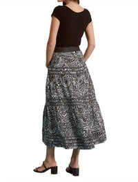 Tyler Boe - Daphine Linen Graphic Paisley Skirt