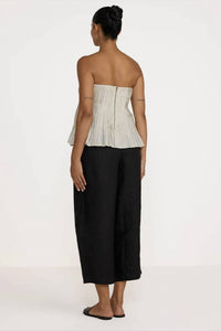 Laude The Label - Strapless Pleated Top
