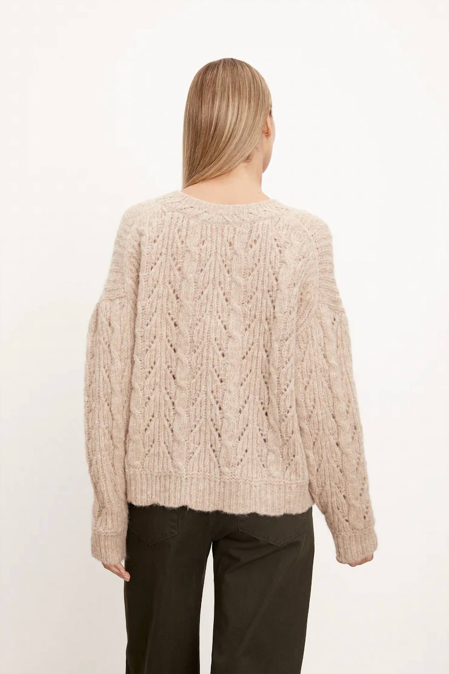 Velvet By Graham & Spencer - Sade V-neck Knit Sweater