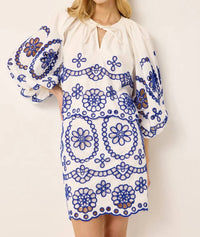 Marie Oliver - Vara Embroidered Top