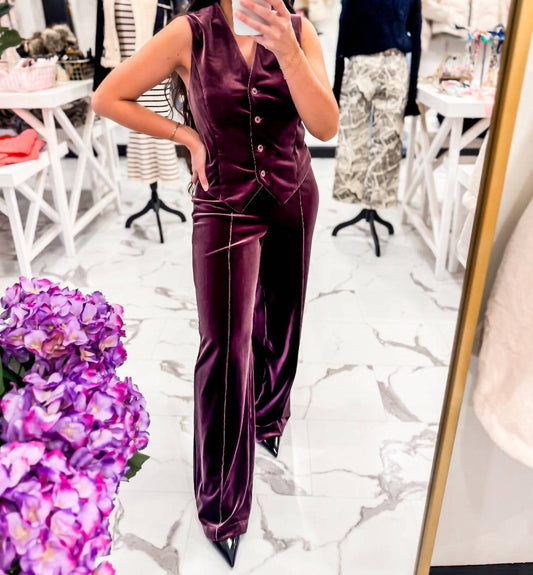 Vero Moda - Women's The Velvet Affair Trousers