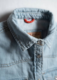 Iron & Resin Women's West Shirt in bleach - women's shirt - detail view