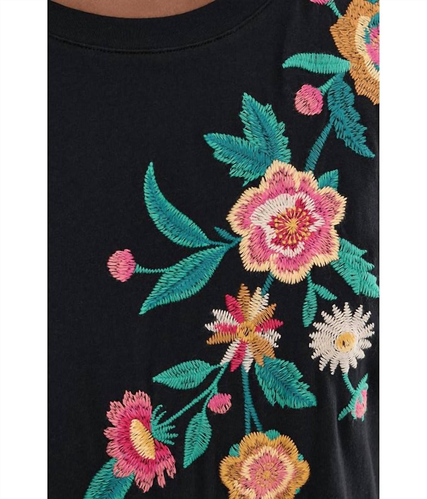 Johnny Was - Zivana Ruffle Hem Knit Midi Dress