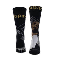 Perri’S Socks - Men's Tupac Bandana Crew Socks