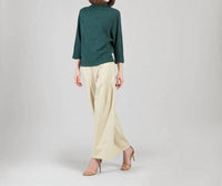 Clara Sunwoo - Plush Ribbed Funnel Neck Sweater