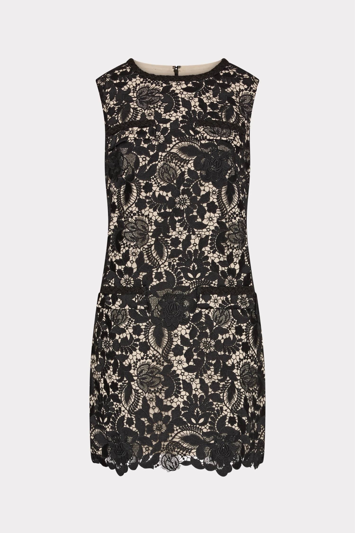 Milly - 3d Garden Lace Mini Dress