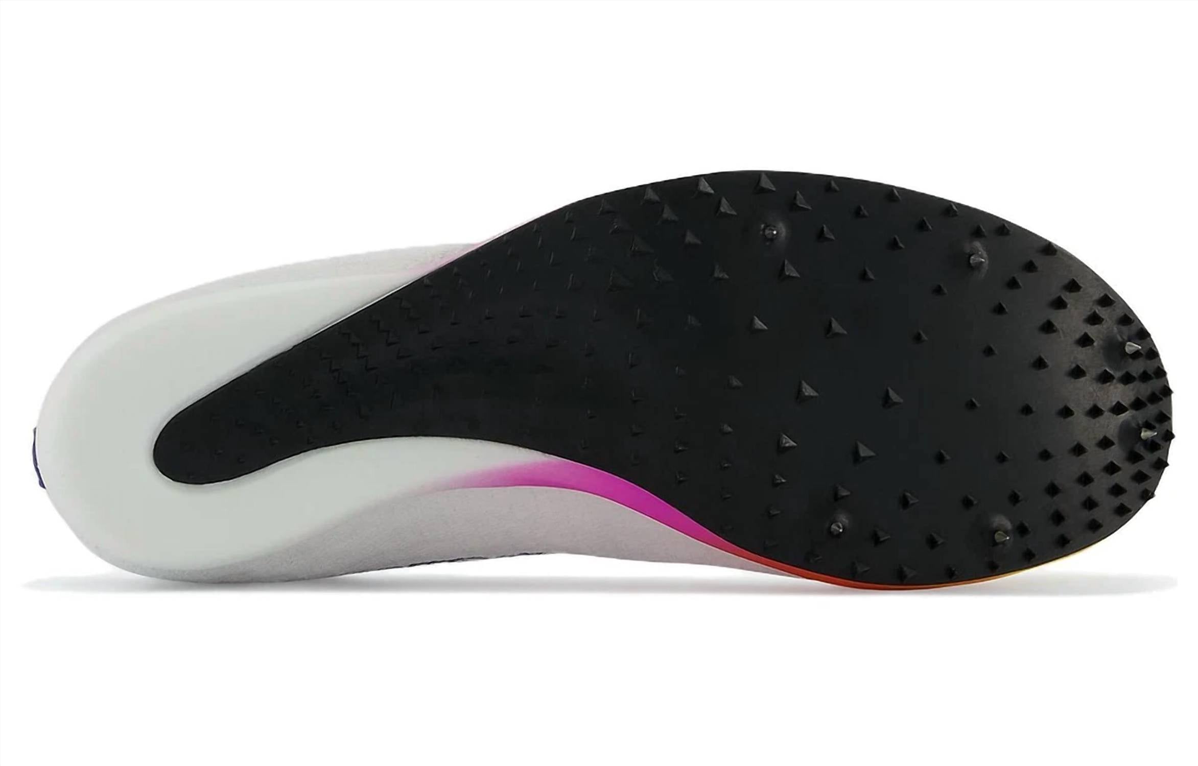 New Balance Men's Fuelcell Md-x Track Spikes in white - men's shoe - alternate view