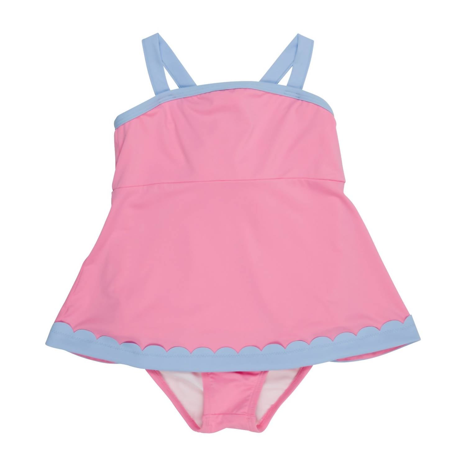 The Beaufort Bonnet Company Kid's Sanctuary Scallop Swimsuit in hamptons hot pink - kids' item