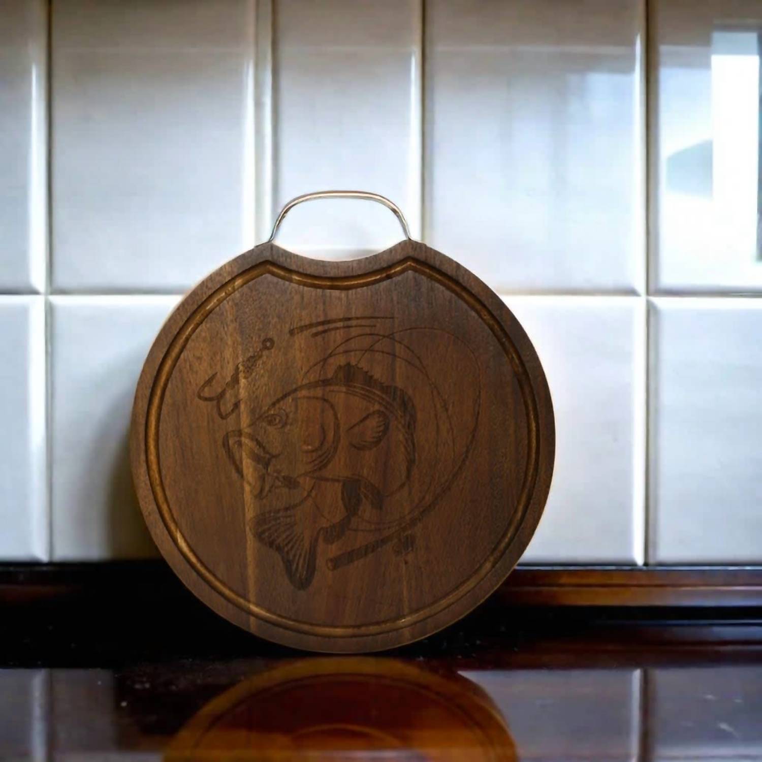 Creative Gifts International - Fishing Wood Board