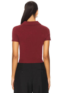 Jonathan Simkhai - Twila Short Sleeve Polo